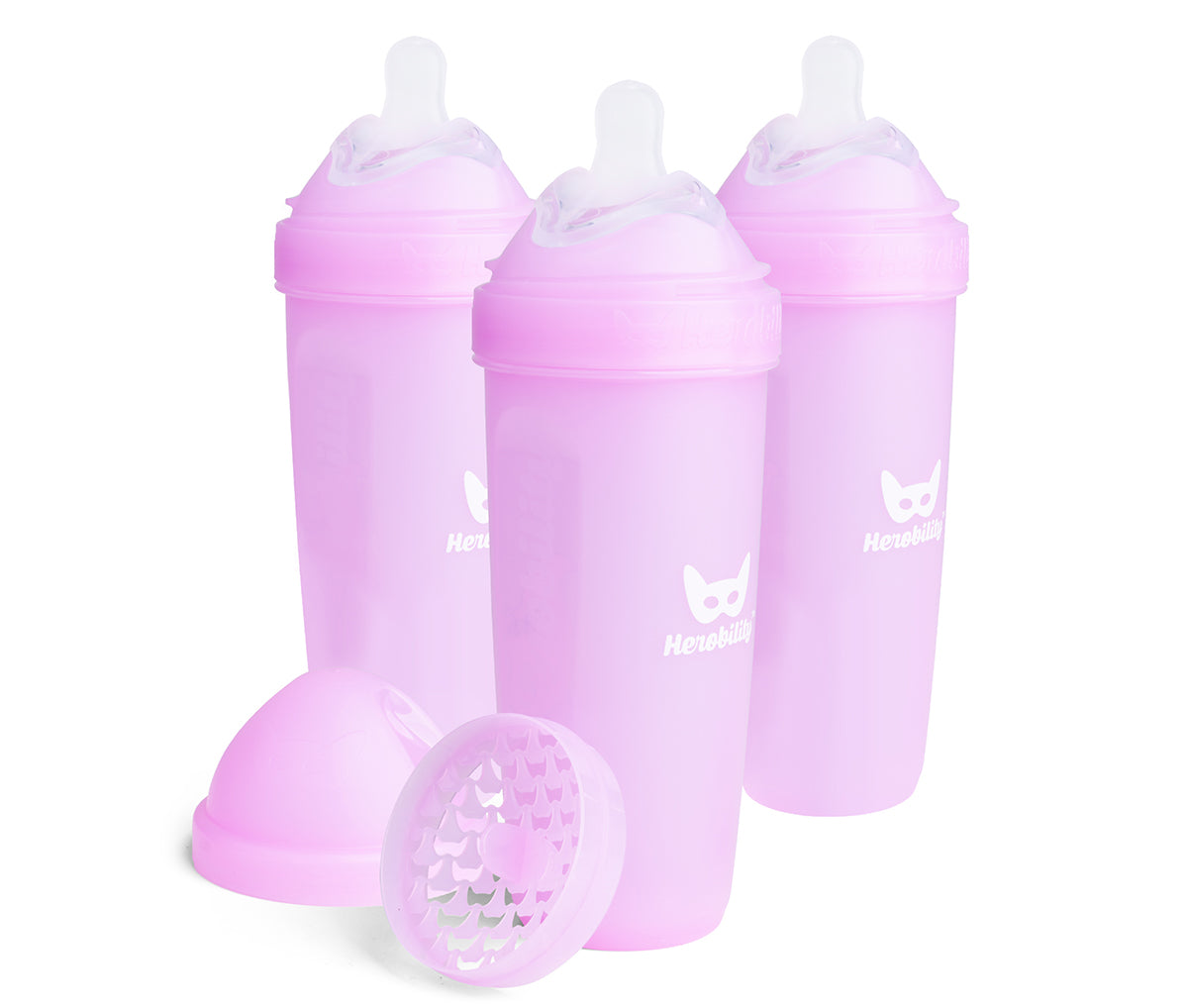 3-pack Nappflaskor 340 ml – Lila