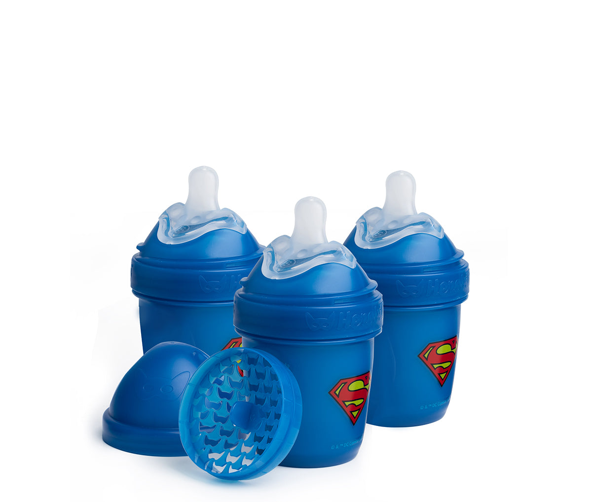 3-pack Nappflaskor 140 ml - Superman