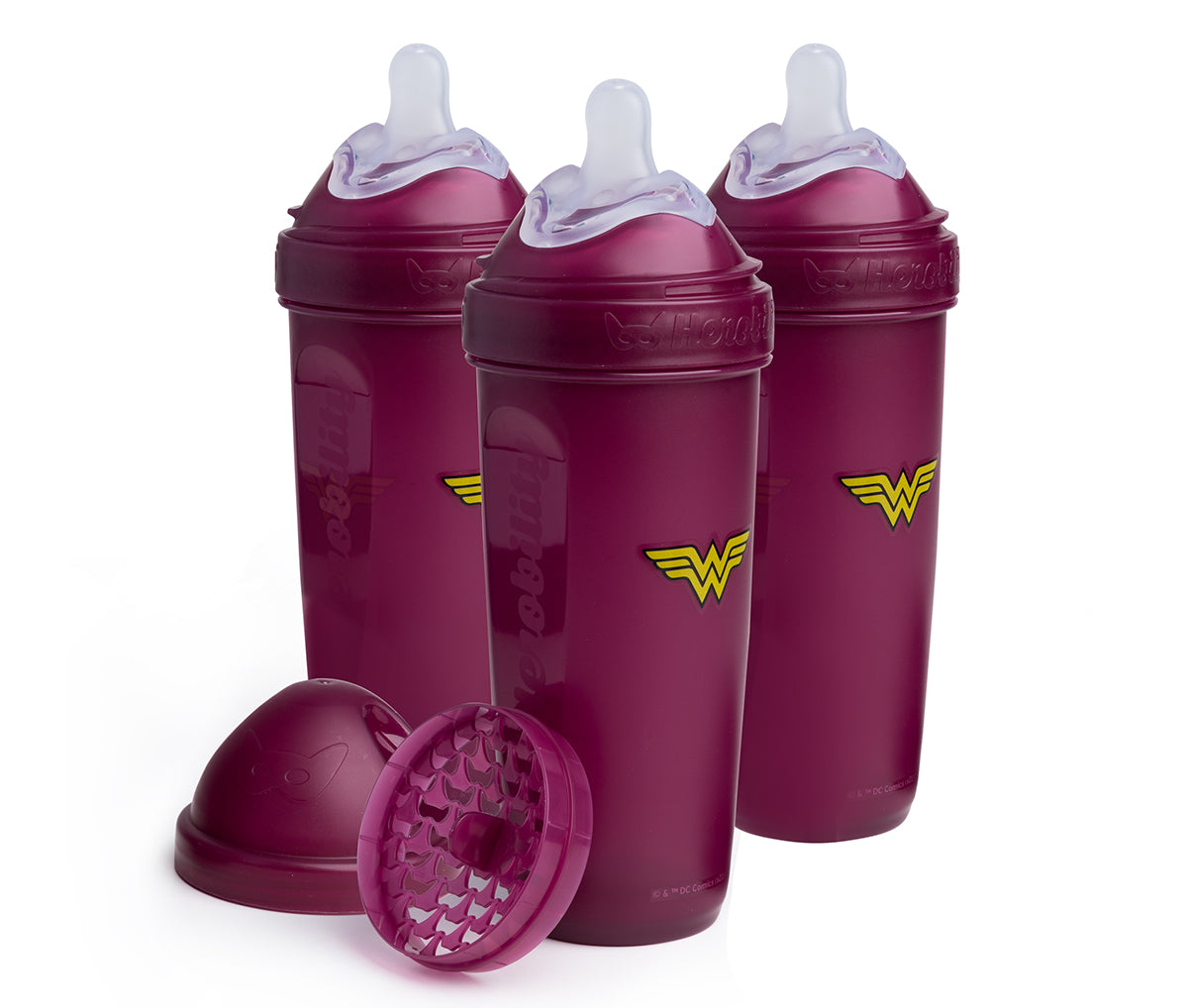 3-pack Baby Bottles 340 ml - Wonder Woman