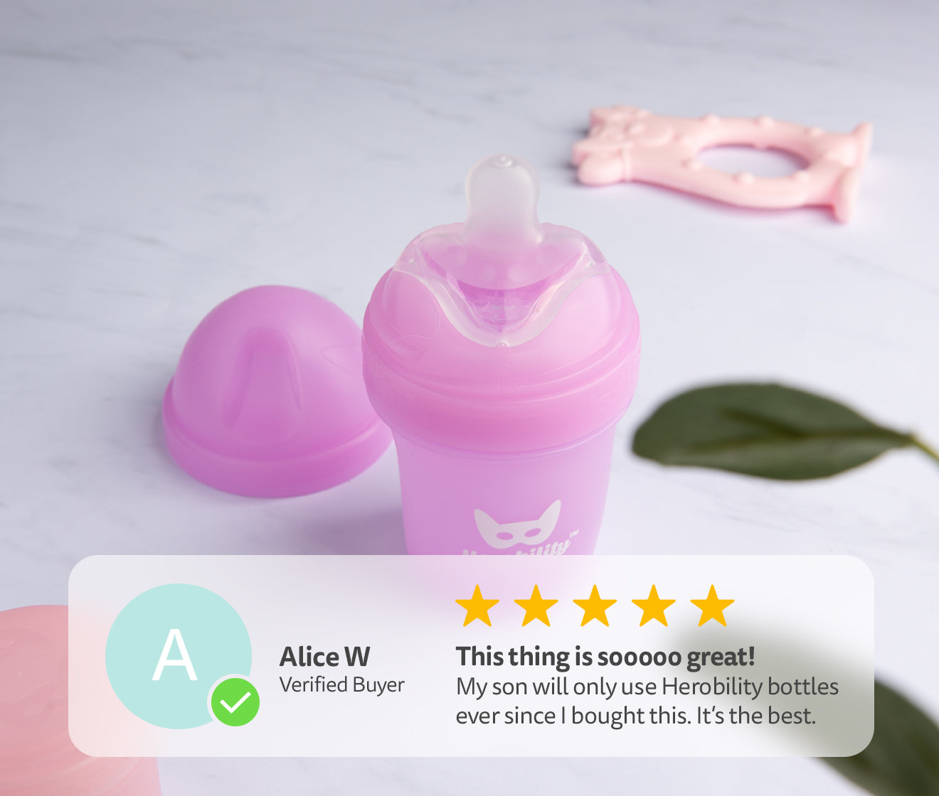 3-pack Nappflaskor 140 ml – Lila